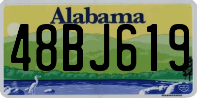AL license plate 48BJ619