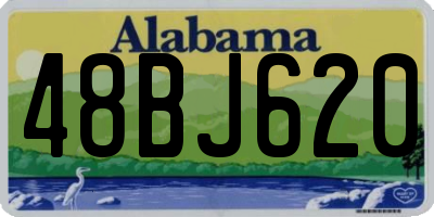 AL license plate 48BJ620