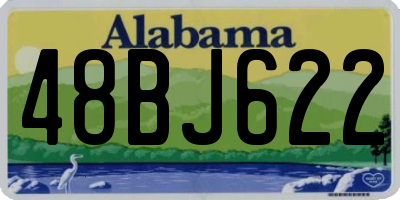AL license plate 48BJ622