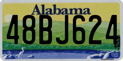 AL license plate 48BJ624