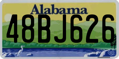AL license plate 48BJ626
