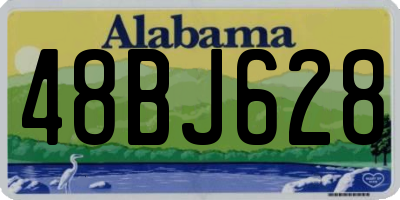 AL license plate 48BJ628