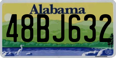 AL license plate 48BJ632