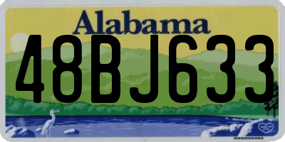 AL license plate 48BJ633