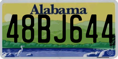 AL license plate 48BJ644
