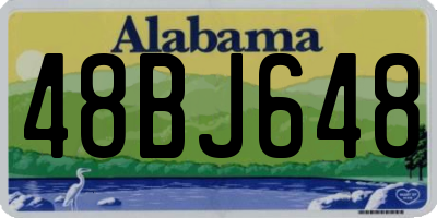 AL license plate 48BJ648