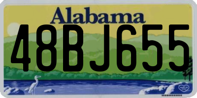 AL license plate 48BJ655