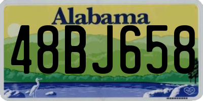AL license plate 48BJ658