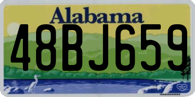 AL license plate 48BJ659