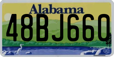 AL license plate 48BJ660