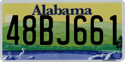 AL license plate 48BJ661