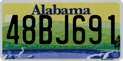 AL license plate 48BJ691