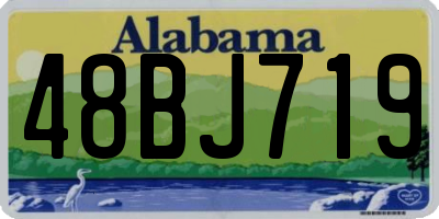 AL license plate 48BJ719