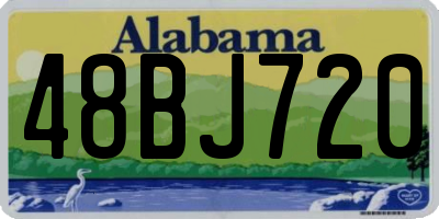 AL license plate 48BJ720