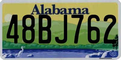 AL license plate 48BJ762