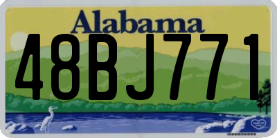 AL license plate 48BJ771