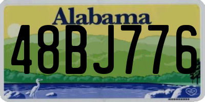AL license plate 48BJ776