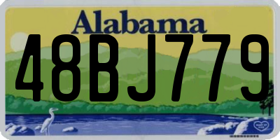 AL license plate 48BJ779