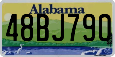 AL license plate 48BJ790