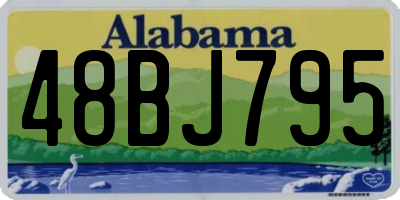 AL license plate 48BJ795