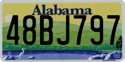 AL license plate 48BJ797