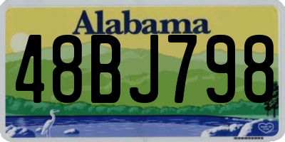 AL license plate 48BJ798