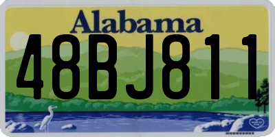 AL license plate 48BJ811