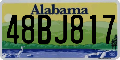 AL license plate 48BJ817