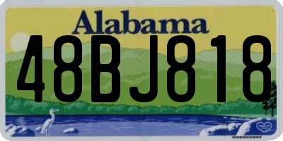 AL license plate 48BJ818