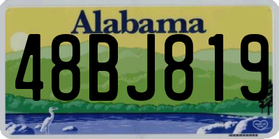 AL license plate 48BJ819