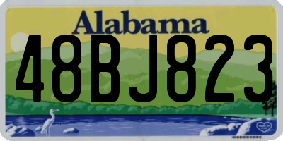 AL license plate 48BJ823