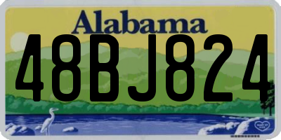 AL license plate 48BJ824