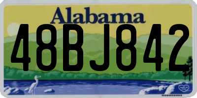 AL license plate 48BJ842