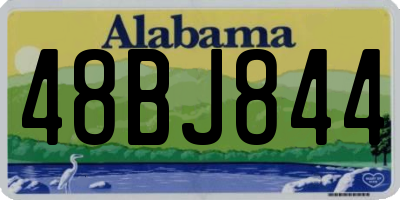 AL license plate 48BJ844