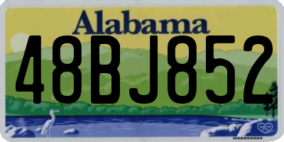 AL license plate 48BJ852