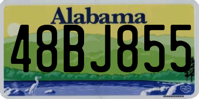 AL license plate 48BJ855