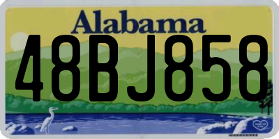 AL license plate 48BJ858