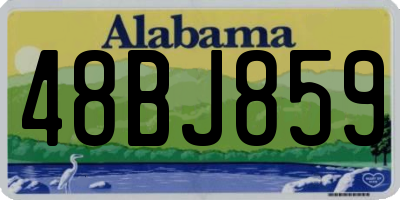 AL license plate 48BJ859