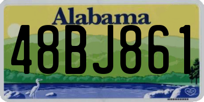 AL license plate 48BJ861