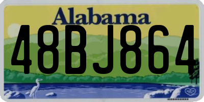 AL license plate 48BJ864