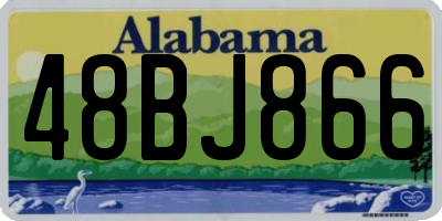 AL license plate 48BJ866