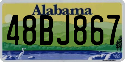 AL license plate 48BJ867
