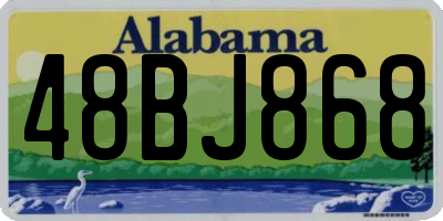 AL license plate 48BJ868
