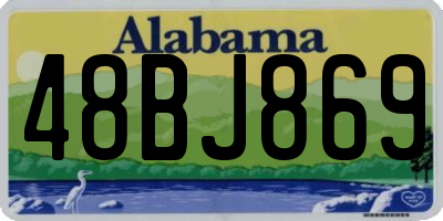 AL license plate 48BJ869