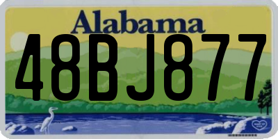 AL license plate 48BJ877