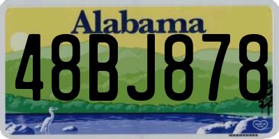 AL license plate 48BJ878