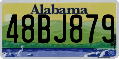 AL license plate 48BJ879