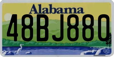 AL license plate 48BJ880