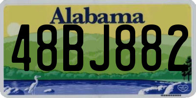 AL license plate 48BJ882