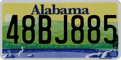 AL license plate 48BJ885